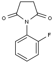 N-(2-FLUOROPHENYL)SUCCINIMIDE Struktur