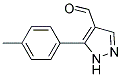 5-(4-METHYLPHENYL)-1H-PYRAZOLE-4-CARBALDEHYDE Struktur