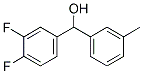 3,4-DIFLUORO-3'-METHYLBENZHYDROL Struktur