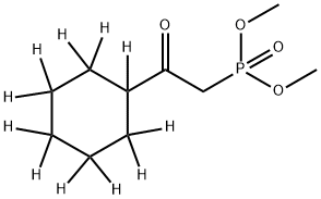 DIMETHYL-[2-OXO-2-(CYCLOHEXYL-D11)ETHYL]PHOSPHONATE Struktur