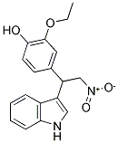 2-ETHOXY-4-[1-(1H-INDOL-3-YL)-2-NITROETHYL]PHENOL Struktur