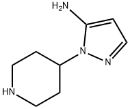 2-PIPERIDIN-4-YL-2H-PYRAZOL-3-YLAMINE Struktur