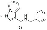 N-BENZYL-1-METHYL-1H-INDOLE-3-CARBOXAMIDE Struktur