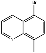 5-BROMO-8-METHYL-QUINOLINE Struktur