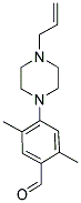 4-(4-ALLYLPIPERAZIN-1-YL)-2,5-DIMETHYLBENZALDEHYDE Struktur