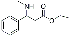 3-METHYLAMINO-3-PHENYL-PROPIONIC ACID ETHYL ESTER Struktur