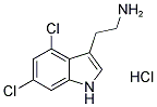 2-(4,6-DICHLORO-1H-INDOL-3-YL)ETHANAMINE HYDROCHLORIDE Struktur