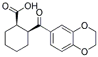 CIS-2-(3,4-ETHYLENEDIOXYBENZOYL)CYCLOHEXANE-1-CARBOXYLIC ACID Struktur