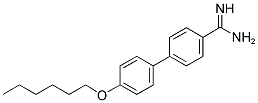 4'-HEXYLOXY-BIPHENYL-4-CARBOXAMIDINE Struktur