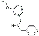 1-(3-ETHOXYPHENYL)-N-(PYRIDIN-4-YLMETHYL)METHANAMINE Struktur