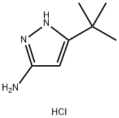 5-TERT-BUTYL-1H-PYRAZOL-3-AMINE HYDROCHLORIDE Struktur