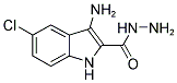 3-AMINO-5-CHLORO-1H-INDOLE-2-CARBOXYLIC ACID HYDRAZIDE Struktur