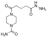 4-(4-HYDRAZINOCARBONYL-BUTYRYL)-PIPERAZINE-1-CARBOXYLIC ACID AMIDE Struktur