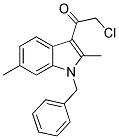 1-(1-BENZYL-2,6-DIMETHYL-1H-INDOL-3-YL)-2-CHLORO-ETHANONE Struktur