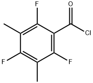 3,5-DIMETHYL-2,4,6-TRIFLUOROBENZOYL CHLORIDE Struktur