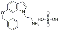 2-(6-BENZYLOXYINDOLYL)ETHYLAMINE, 1/2 SULFATE Struktur