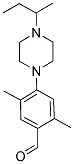 4-(4-SEC-BUTYLPIPERAZIN-1-YL)-2,5-DIMETHYLBENZALDEHYDE Struktur