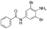 N-(4-AMINO-3,5-DIBROMOPHENYL)BENZAMIDE Struktur