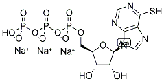 6-MERCAPTOPURINE-RIBOSIDE-5'-TRIPHOSPHATE SODIUM SALT Struktur