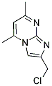 2-(CHLOROMETHYL)-5,7-DIMETHYLIMIDAZO[1,2-A]PYRIMIDINE Struktur