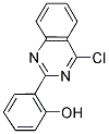 4-CHLORO-2-(2-HYDROXYPHENYL)-QUINAZOLINE Struktur