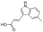 3-(5-METHYL-1H-INDOL-3-YL)-ACRYLIC ACID Struktur