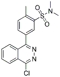 5-(4-CHLORO-PHTHALAZIN-1-YL)-2,N,N-TRIMETHYL-BENZENESULFONAMIDE Struktur