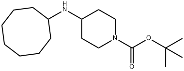 1-BOC-4-CYCLOOCTYLAMINO-PIPERIDINE Struktur