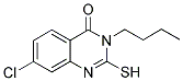 3-BUTYL-7-CHLORO-2-MERCAPTO-3H-QUINAZOLIN-4-ONE Struktur