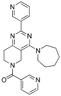 (4-AZEPAN-1-YL-2-PYRIDIN-3-YL-7,8-DIHYDRO-5H-PYRIDO[4,3-D]PYRIMIDIN-6-YL)-PYRIDIN-3-YL-METHANONE Struktur