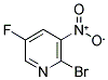 2-BROMO-5-FLUORO-3-NITROPYRIDINE Struktur