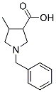 1-BENZYL-4-METHYL-PYRROLIDINE-3-CARBOXYLIC ACID Struktur