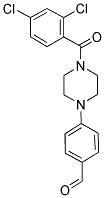 4-[4-(2,4-DICHLOROBENZOYL)PIPERAZIN-1-YL]BENZALDEHYDE Struktur