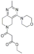 ETHYL 3-(2-METHYL-4-MORPHOLIN-4-YL-7,8-DIHYDROPYRIDO[4,3-D]PYRIMIDIN-6(5H)-YL)-3-OXOPROPANOATE Struktur