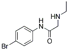 N-(4-BROMOPHENYL)-2-(ETHYLAMINO)ACETAMIDE Struktur