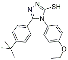 5-(4-TERT-BUTYLPHENYL)-4-(4-ETHOXYPHENYL)-4H-1,2,4-TRIAZOLE-3-THIOL Struktur