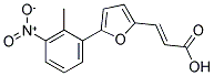 (2E)-3-[5-(2-METHYL-3-NITROPHENYL)-2-FURYL]ACRYLIC ACID Struktur