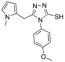 4-(4-METHOXYPHENYL)-5-[(1-METHYL-1H-PYRROL-2-YL)METHYL]-4H-1,2,4-TRIAZOLE-3-THIOL Struktur