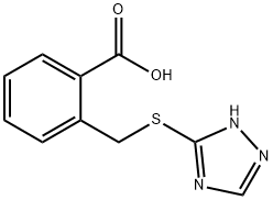 2-[(4H-1,2,4-TRIAZOL-3-YLTHIO)METHYL]BENZOIC ACID Struktur