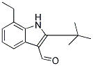 2-TERT-BUTYL-7-ETHYL-1H-INDOLE-3-CARBALDEHYDE Struktur