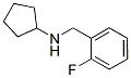 CYCLOPENTYL-(2-FLUORO-BENZYL)-AMINE Struktur