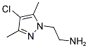 2-(4-CHLORO-3,5-DIMETHYL-1H-PYRAZOL-1-YL)ETHANAMINE Struktur