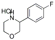 3-(4-FLUOROPHENYL) MORPHOLINE HYDROCHLORIDE Struktur