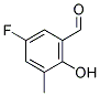 5-FLUORO-2-HYDROXY-3-METHYLBENZALDEHYDE Struktur