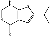 6-ISO-PROPYL-3H-THIENO[2,3-D]PYRIMIDIN-4-ONE Struktur