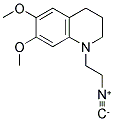 1-(2-ISOCYANOETHYL)-6,7-DIEMTHOXY-1,2,3,4-TETRAHYDROQUINOLINE Struktur