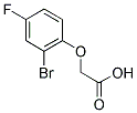 (2-BROMO-4-FLUORO-PHENOXY)-ACETIC ACID Struktur