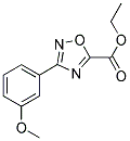 ETHYL 3-(3-METHOXYPHENYL)-1,2,4-OXADIAZOLE-5-CARBOXYLATE Struktur