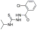 2-(2-CHLOROBENZOYL)-N-ISOPROPYLHYDRAZINECARBOTHIOAMIDE Struktur