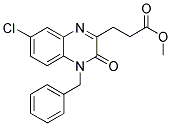 3-(4-BENZYL-7-CHLORO-3-OXO-3,4-DIHYDRO-QUINOXALIN-2-YL)-PROPIONIC ACID METHYL ESTER Struktur